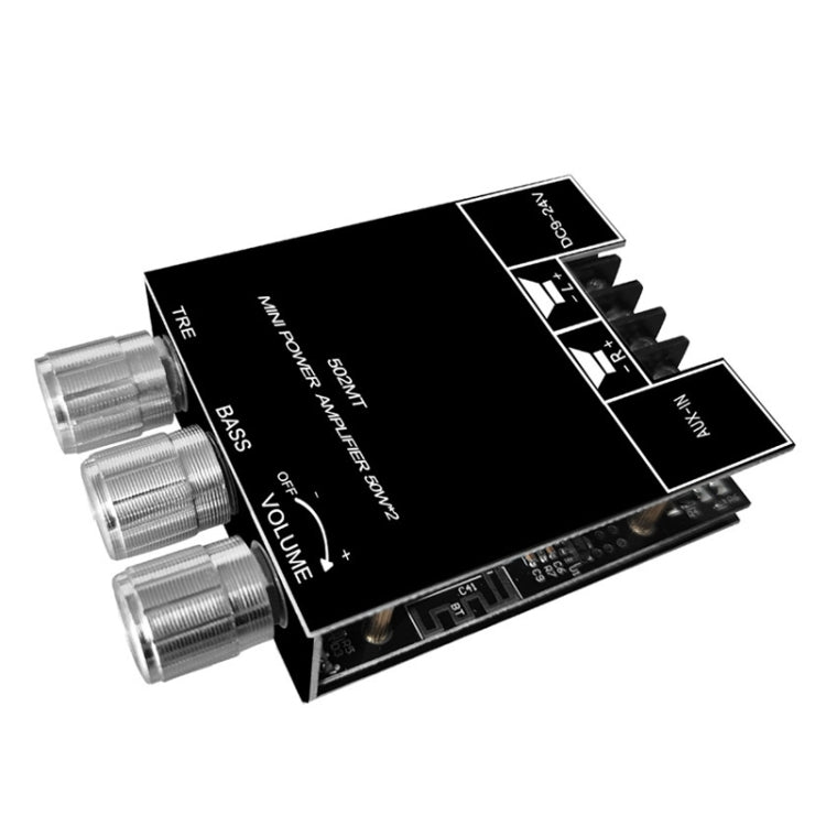 ZK-502MT 50W x 2 2.0 Stereo Bluetooth Audio Digital HIFI Power Pipe Module, ZK-502MT