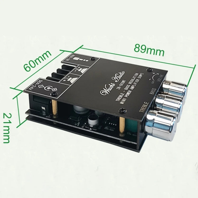 ZK-502MT 50W x 2 2.0 Stereo Bluetooth Audio Digital HIFI Power Pipe Module, ZK-502MT