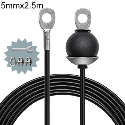 Fitness Equipment Accessories Wire Rope, 5mmx2m Adjustable, 5mmx2m Fixed, 5mmx2.5m Adjustable, 5mmx2.5m Fixed, 5mmx3m Adjustable, 5mmx3m Fixed