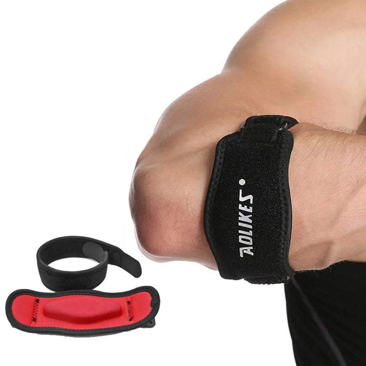 Aolikes  Adjustable Elbow Support Basketball Tennis Elbow Pads, A- 7949 Blue Inner, A- 7949 Red Inner, A- 7949 Dark Gray Inner