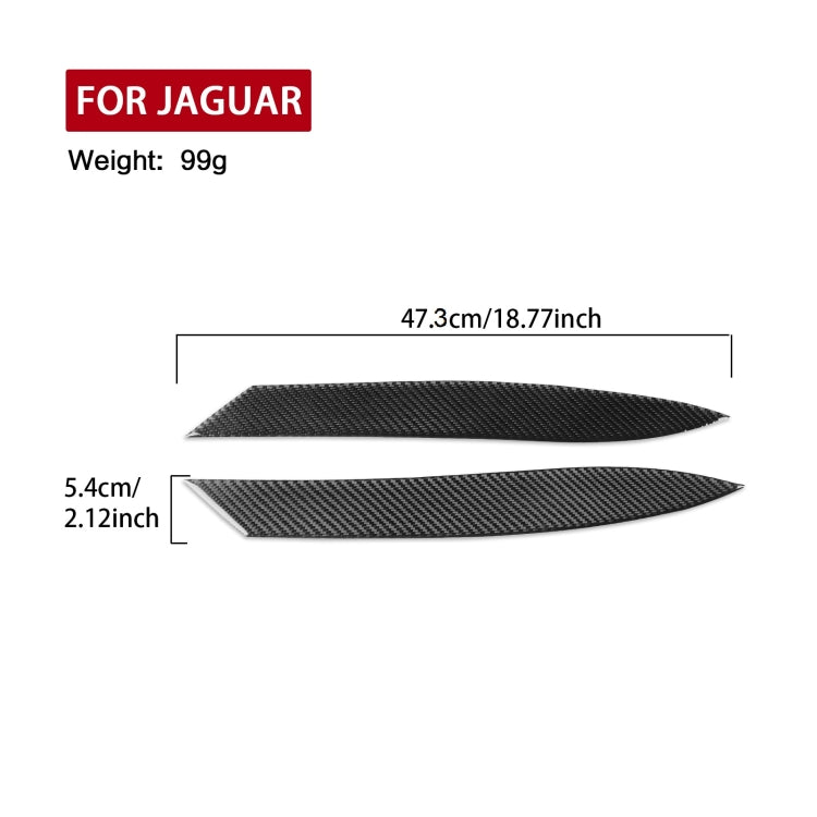For Jaguar F-TYPE 2013+ Universal Light Eyebrow Sticker For Left And Right Drive