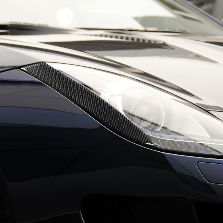 For Jaguar F-TYPE 2013+ Universal Light Eyebrow Sticker For Left And Right Drive