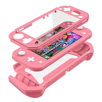 For Nintendo Switch Lite Full Cover Protective Shell TPU Console Case, Pink, Black, Gray