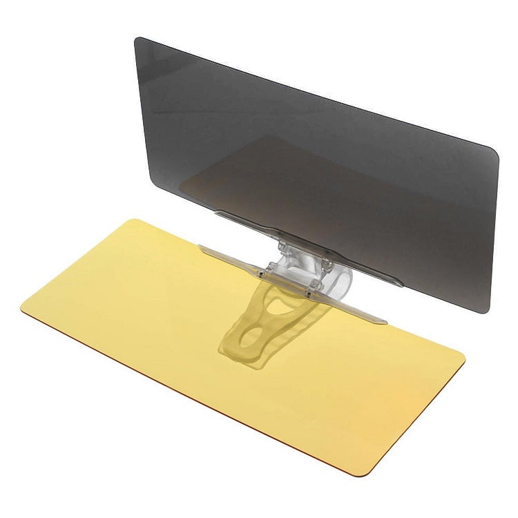 Car Anti-glare Mirror Day and Night Use Car Sun Visor, 2 in 1 Use