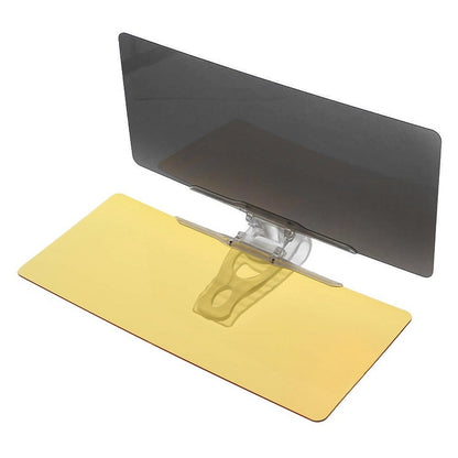 Car Anti-glare Mirror Day and Night Use Car Sun Visor, 2 in 1 Use