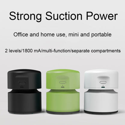 Desktop Mini Vacuum Cleaner USB Rechargeable Office Home Portable Paper Cleaner
