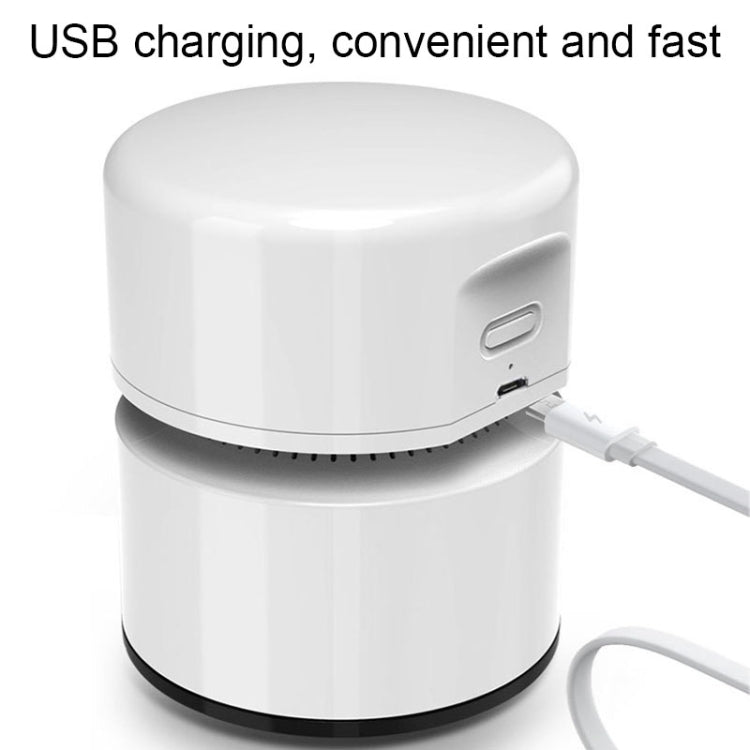 Desktop Mini Vacuum Cleaner USB Rechargeable Office Home Portable Paper Cleaner
