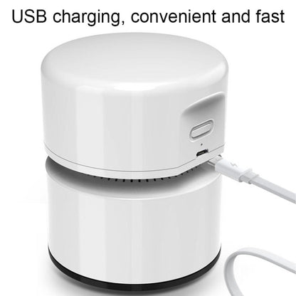 Desktop Mini Vacuum Cleaner USB Rechargeable Office Home Portable Paper Cleaner