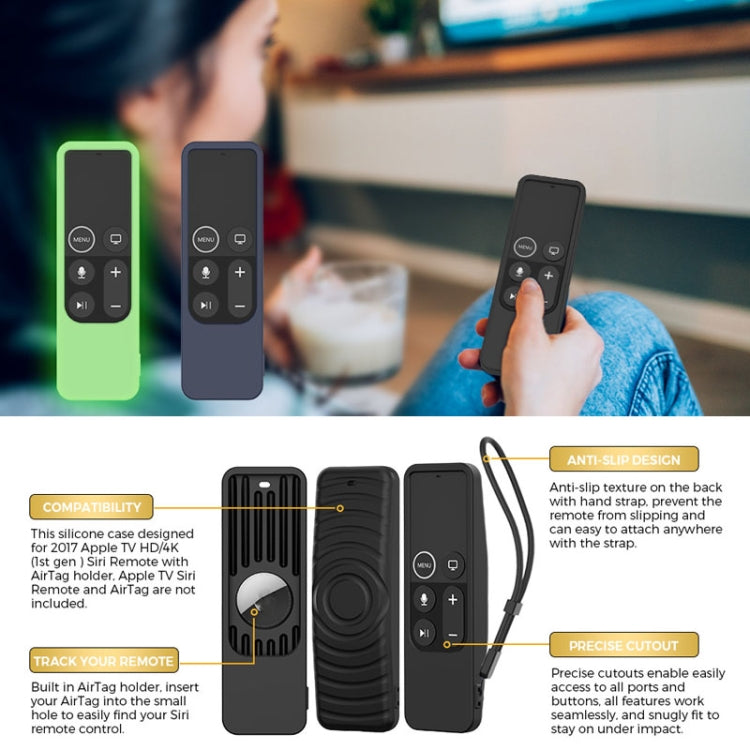 AhaStyle PT175 Remote Control Tracker 2 In 1 Silicone Protective Cover, PT175 (Luminous Green), PT175 (Black), PT175 (Blue)