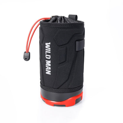 WILD MAN R1 1L Mountain Bike Water Bottle Bag Scooter Handlebar Tool Kit, Black Red, Black Green, Dark Blue