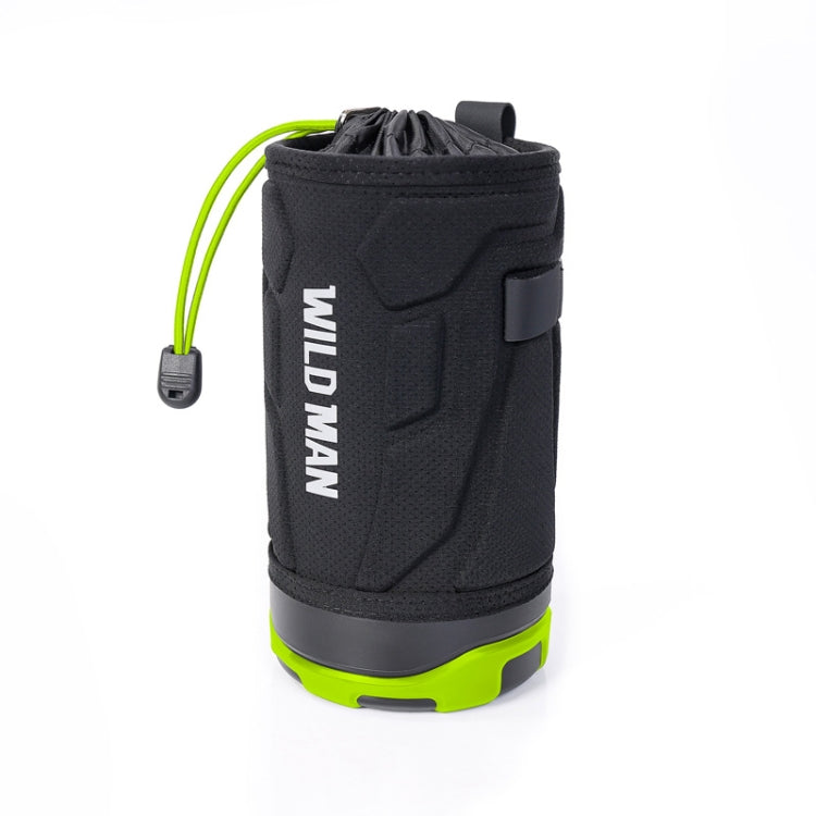 WILD MAN R1 1L Mountain Bike Water Bottle Bag Scooter Handlebar Tool Kit, Black Red, Black Green, Dark Blue
