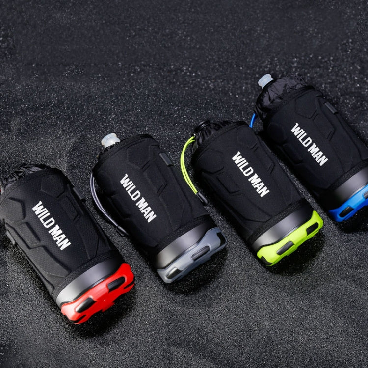 WILD MAN R1 1L Mountain Bike Water Bottle Bag Scooter Handlebar Tool Kit, Black Red, Black Green, Dark Blue