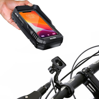 WILD MAN FK2 0.6L Bicycle Waterproof Mobile Phone Storage Box Handlebar Phone Navigation Holder, FK2