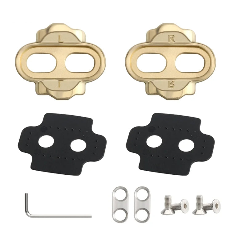 10pcs /Set Bicycle Pedal Egg Beater Locking Plate Brass Bike Pedal Locking Plate Accessories, ST001