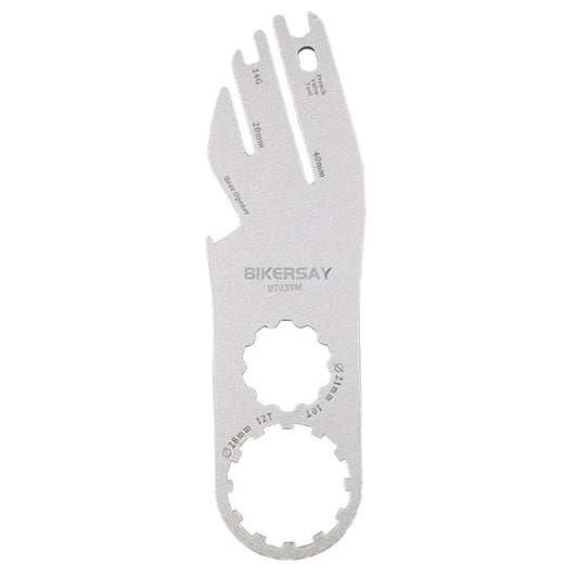 7 In 1 Bicycle Disc Brake Piece Correction Multifunction Wrench Repair Tools, BIKERSAY BT039M