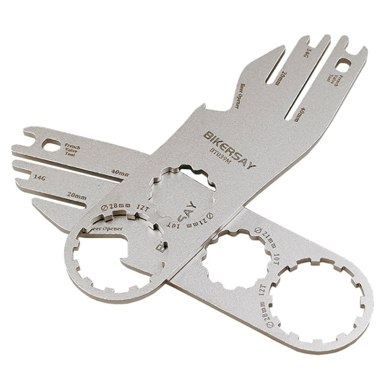 7 In 1 Bicycle Disc Brake Piece Correction Multifunction Wrench Repair Tools, BIKERSAY BT039M