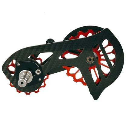 Carbon Fiber Guide Wheel For Road Bike Bicycle Bearing Rear Derailleur Guide Wheel Parts, SD1 Black, SD1 Red, SD2 Black, SD2 Red, SD3 Black, SD3 Red, SD4 Black, SD4 Red, SD5 Black, SD5 Red, SD6 Black, SD6 Red