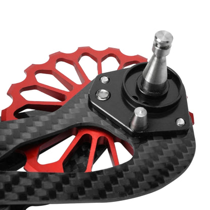 Carbon Fiber Guide Wheel For Road Bike Bicycle Bearing Rear Derailleur Guide Wheel Parts, SD1 Black, SD1 Red, SD2 Black, SD2 Red, SD3 Black, SD3 Red, SD4 Black, SD4 Red, SD5 Black, SD5 Red, SD6 Black, SD6 Red