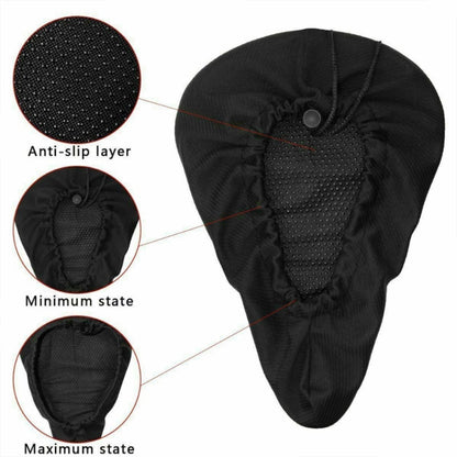 Bicycle Cushion Covers Cycling Gear Accessories, Black, Red, Blue