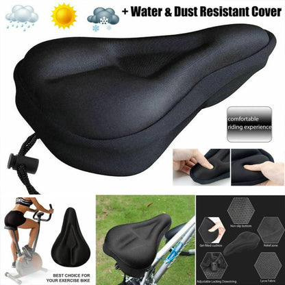 Bicycle Cushion Covers Cycling Gear Accessories, Black, Red, Blue