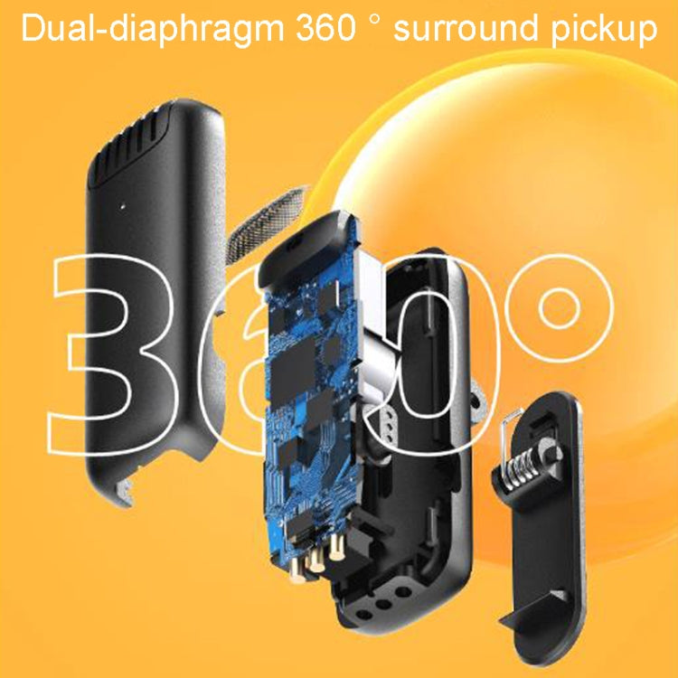 One To Two Outdoor Recording Lavalier Microphone Noise Canceling Wireless Mic For Live Streaming, Type-C, 8 Pin