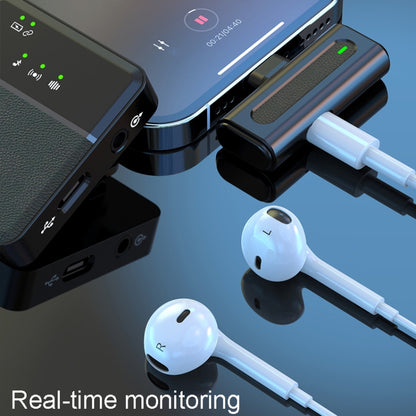 Wireless Lavalier Microphone One To One Live Recording Noise Canceling Mics, Type-C, 8 Pin