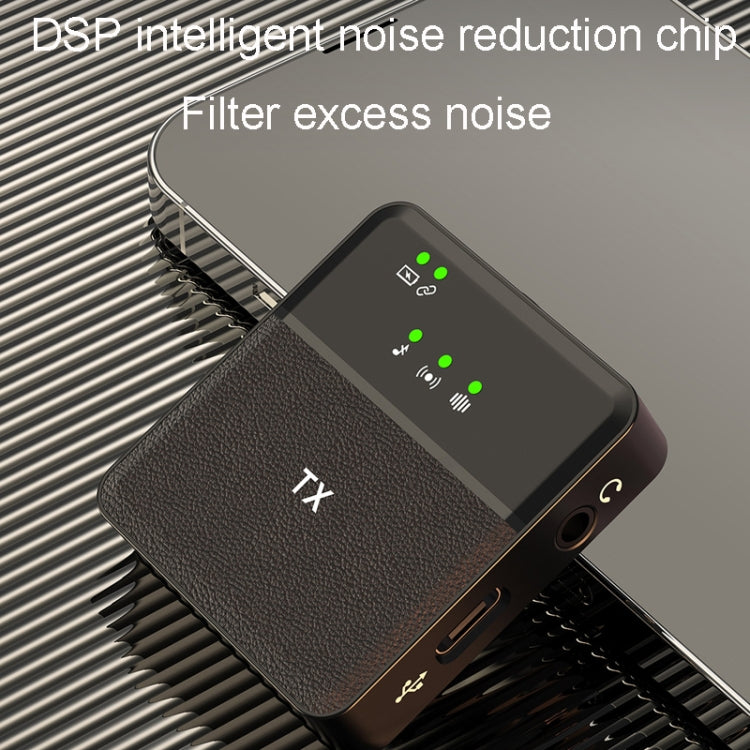 Wireless Lavalier Microphone One To One Live Recording Noise Canceling Mics, Type-C, 8 Pin