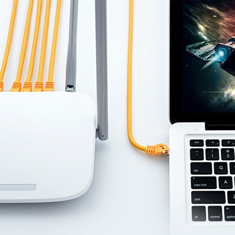 CAT6 Gigabit Ethernet Double Shielded Cable High Speed Broadband Cable, 0.5m, 1m, 1.5m, 2m, 3m, 5m, 8m, 10m, 12m, 15m, 20m, 25m, 30m, 40m