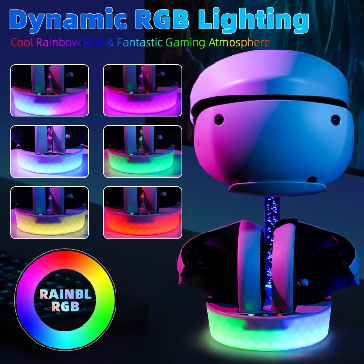 For PS VR2 iplay Colorful Charging Storage Rack Handle Magnetic Charging Base, HBP-505