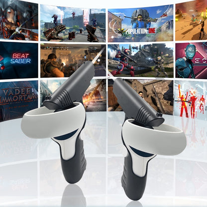 For Meta Quest 2 VR  iplay Controller Shooting Game Grip, HBV-Q08 Black