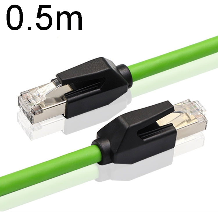 CAT6 Double Shielded Gigabit Industrial Cable Vibration-Resistant And Highly Flexible Drag Chain Cable, 0.5m, 1m, 2m, 3m, 5m, 8m, 10m, 12m, 15m, 18m, 20m, 25m, 30m, 35m, 40m