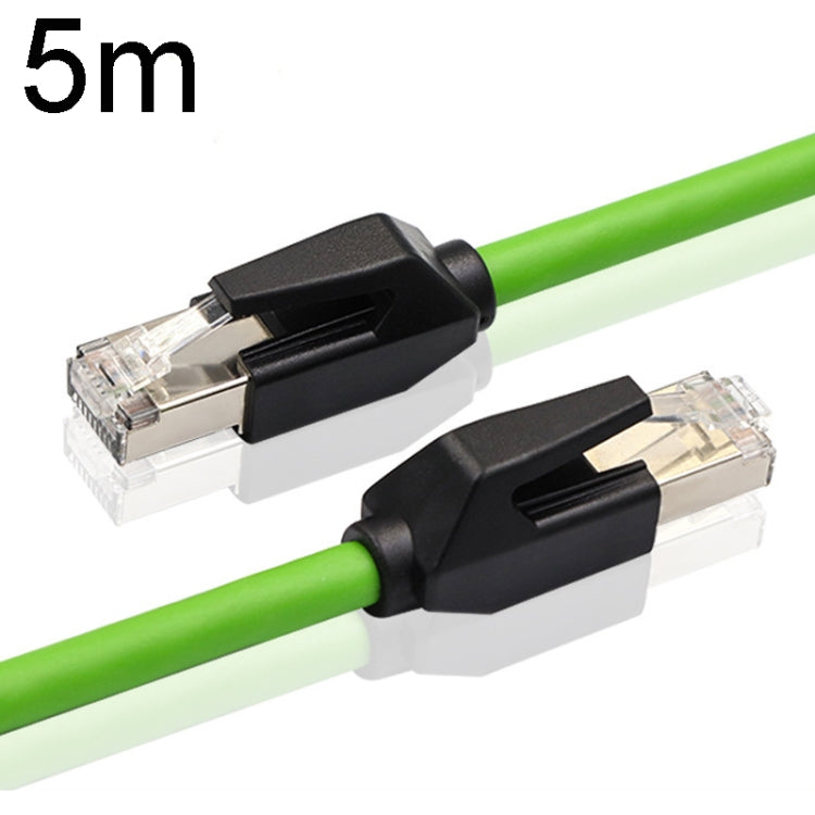 CAT6 Double Shielded Gigabit Industrial Cable Vibration-Resistant And Highly Flexible Drag Chain Cable, 0.5m, 1m, 2m, 3m, 5m, 8m, 10m, 12m, 15m, 18m, 20m, 25m, 30m, 35m, 40m