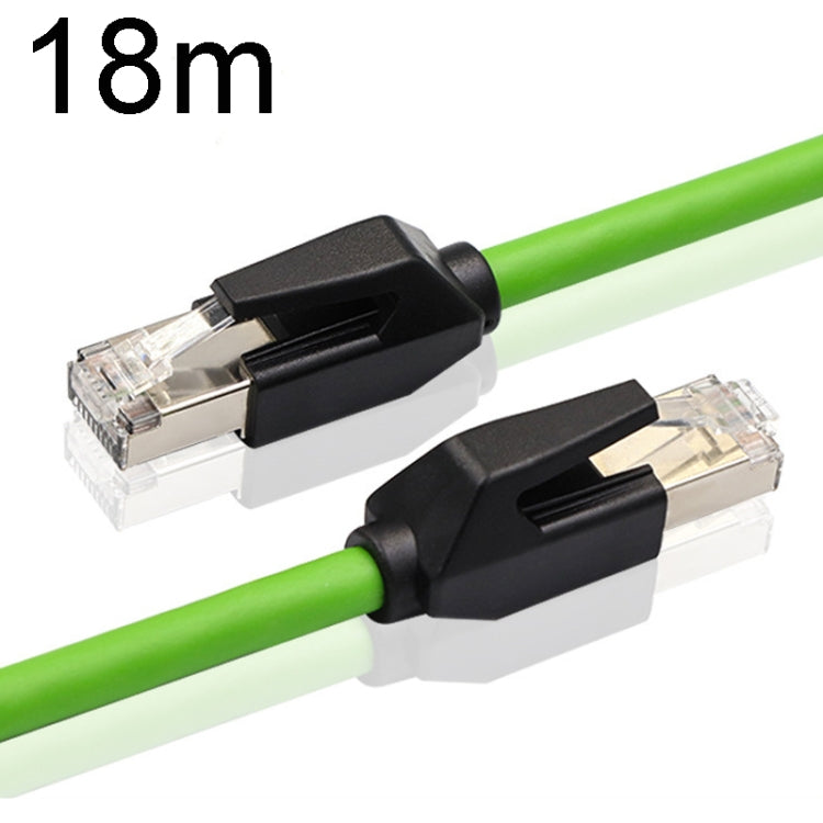 CAT6 Double Shielded Gigabit Industrial Cable Vibration-Resistant And Highly Flexible Drag Chain Cable, 0.5m, 1m, 2m, 3m, 5m, 8m, 10m, 12m, 15m, 18m, 20m, 25m, 30m, 35m, 40m