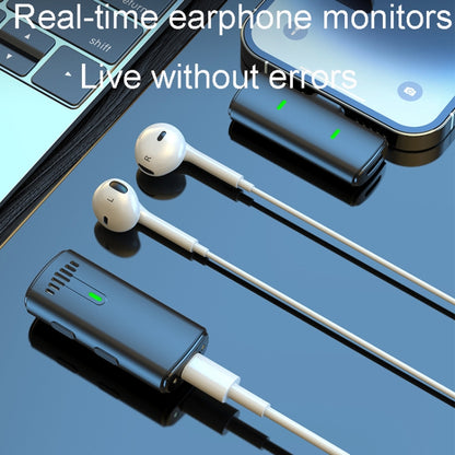 One To Two Outdoor Recording Lavalier Microphone Noise Canceling Wireless Mics, Type-C, 8 Pin