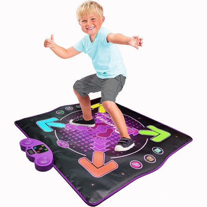 Bluetooth Electronic Dance Mat Children Music Dance Pad, Basic Without Microphone, Lighting Type