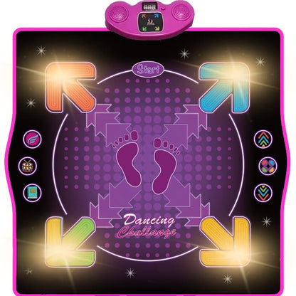 Bluetooth Electronic Dance Mat Children Music Dance Pad, Lighting Type