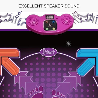 Bluetooth Electronic Dance Mat Children Music Dance Pad, Basic Without Microphone, Lighting Type