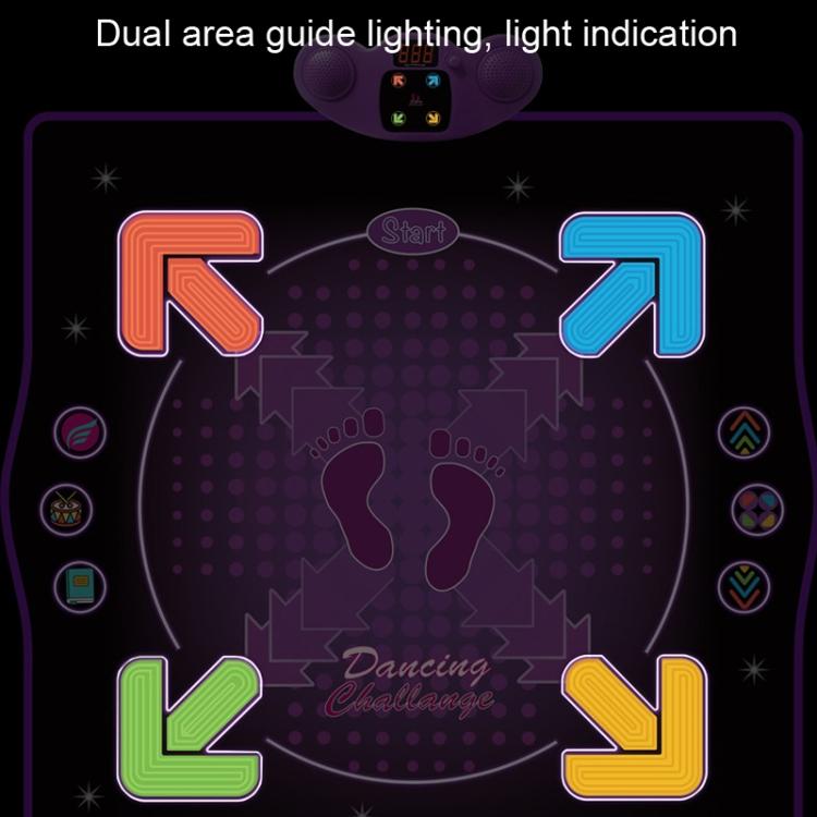 Bluetooth Electronic Dance Mat Children Music Dance Pad, Basic Without Microphone, Lighting Type