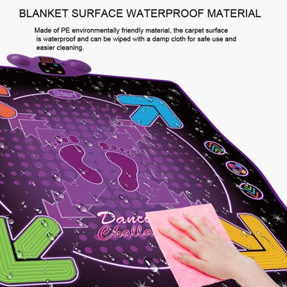 Bluetooth Electronic Dance Mat Children Music Dance Pad, Basic Without Microphone, Lighting Type