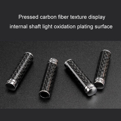 Carbon Fiber Door Interior Deadbolt Trim Cover, 4pcs/set