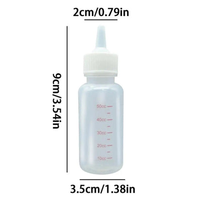 Newborn Pet Soft Nipple Milk Bottle Set Puppy Cats Feeding Supplies, 3pcs /Set 50ml, 6pcs /Set 50ml