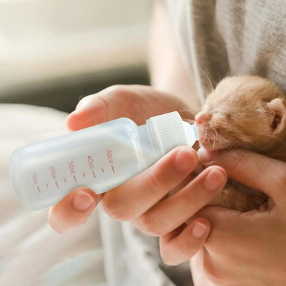 Newborn Pet Soft Nipple Milk Bottle Set Puppy Cats Feeding Supplies, 3pcs /Set 50ml, 6pcs /Set 50ml