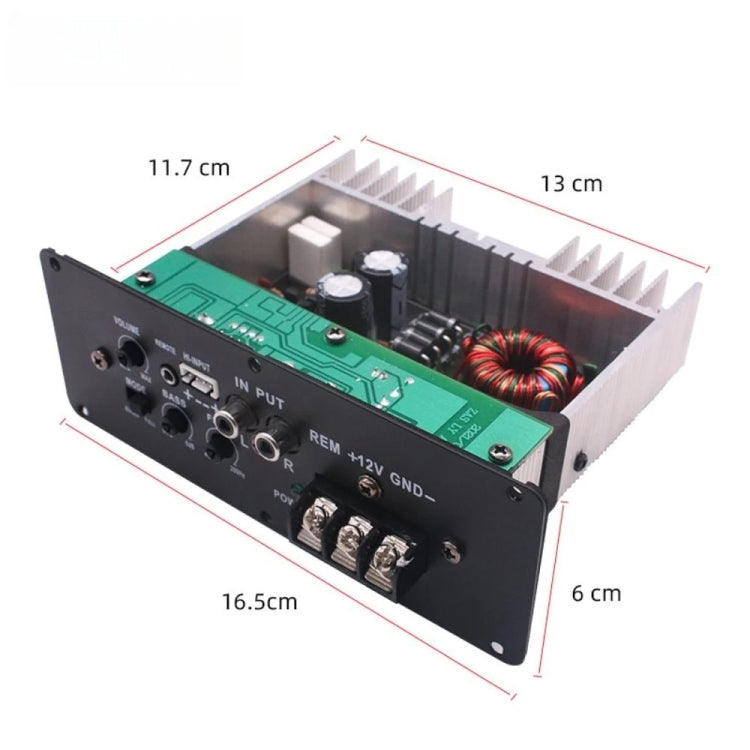 Car Audio Modification Ultra-thin Subwoofer Audio Amplifier Board RMS80W, 12V