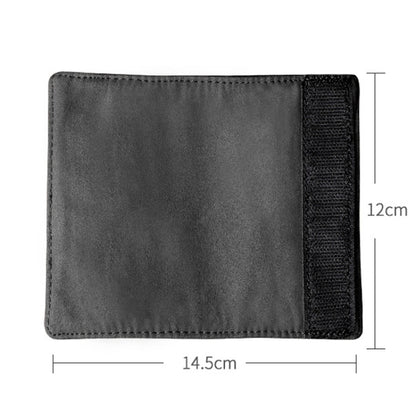 1pair Car Door Handle Decorative Anti-Scratch Cover Car Slippery Leather Inner Door Handle Protective Cover