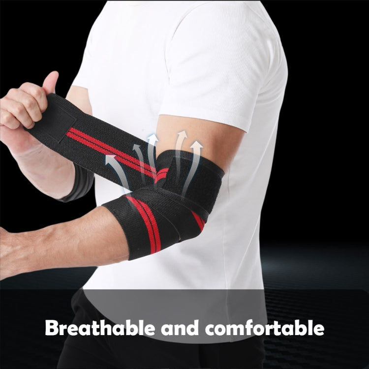 Compression Elbow Bandage Wrap Sports Elbow Protector 120x8cm, 120x8cm