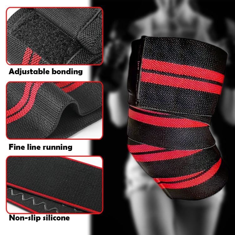 Compression Elbow Bandage Wrap Sports Elbow Protector 120x8cm, 120x8cm
