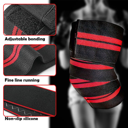 Compression Elbow Bandage Wrap Sports Elbow Protector 120x8cm, 120x8cm