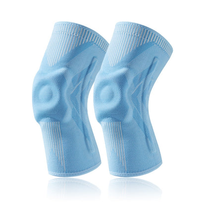 1pair Sports Knee Brace Meniscus Injury Silicone Knee Joint Protective Cover, S, M, L, XL