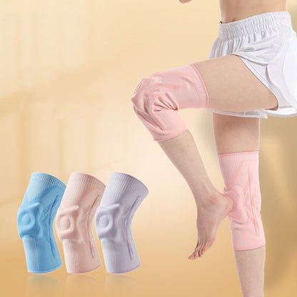 1pair Sports Knee Brace Meniscus Injury Silicone Knee Joint Protective Cover, S, M, L, XL
