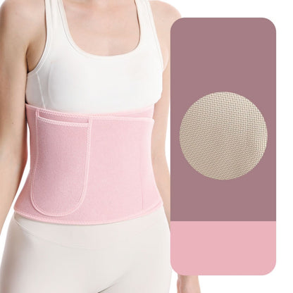 Slimming Waist Belt Sweatband For Training And Running, Rubber Inner, Silver Ions Inner